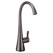 Moen Sip 1.5 GPM Single Hole Cold Water Dispenser Black Stainless Steel