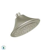 Moen 6 1/2" Single Function Shower Head with Eco Performance from the Rothbury Collection Brushed Nickel
