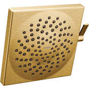 Moen Velocity 1.75 GPM Multi Function Shower Head with Eco Performance Brushed Gold