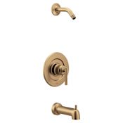 Moen Gibson Tub and Shower Trim Package Shower Head Bronzed Gold