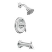 Moen Brantford Tub and Shower Trim Package with Single Function Shower Head Chrome