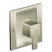 Moen Single Handle Posi-Temp Pressure Balanced Valve Trim Only from the 90 Degree Collection (Less Valve) Brushed Nickel