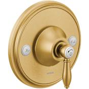 Moen Weymouth Single Handle Posi-Temp Pressure Balanced Valve Trim Only (Less Valve) Brushed Gold