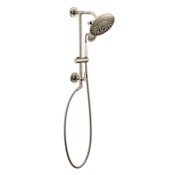 Moen Annex Shower System with 2.5 GPM Multi-Function Shower Head, Slide Bar, and Hand Shower Brushed Nickel