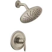 Moen Eva Shower Only Trim Package with 1.75 GPM Single Function Shower Head Brushed Nickel