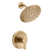 Moen Jase Shower Only Trim Package with 1.75 GPM Single Function Shower Head Bronzed Gold