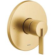 Moen Cia Pressure Balanced Valve Trim Only with Single Lever Handle - Less Rough In Brushed Gold