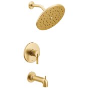 Moen Cia Tub and Shower Trim Package with 1.75 GPM Single Function Shower Head Brushed Gold