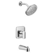 Moen Rizon Single Function Pressure Balanced Valve Trim Only with Single Lever Handle and Integrated Diverter - Less Rough In Chrome