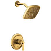 Moen Flara Shower Only Trim Package with 1.75 GPM Single Function Shower Head Brushed Gold
