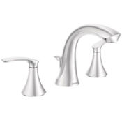 Moen Darcy 1.2 GPM Double Handle Widespread Bathroom Faucet Spot Resist Brushed Nickel