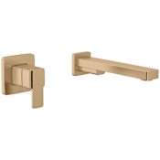 Moen Iver Wall Mounted Tub Filler Bronzed Gold