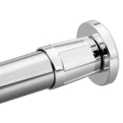 Moen Adjustable Shower Rod Flange Set from the Donner Commercial Collection Chrome