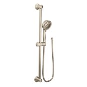 Moen 1.75 GPM Multi Function Hand Shower with Eco Performance and Slide Bar Brushed Nickel
