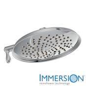Moen Isabel 9 inch Multi Function Shower Head Only with 1/2 Inch Connection Chrome