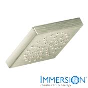 Moen 6 3/8" Single Function Shower Head from the 90 Degree Collection Brushed Nickel