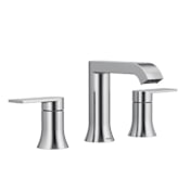 Moen 1.2 GPM Widespread Bathroom Faucet with Pop-Up Drain Assembly Polished Chrome