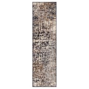 Mohawk Home Cashmere Angelo 2' x 5' Polyester Abstract Indoor Rectangular Area Rug Angelo Gray