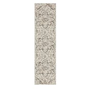 Mohawk Home Cleo Helios 2' x 10' Polypropylene Floral and Vintage Indoor Rectangular Area Rug Helios Cream