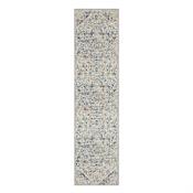 Mohawk Home Cleo Helios 2' x 10' Polypropylene Floral and Vintage Indoor Rectangular Area Rug Helios Blue