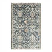 Mohawk Home Amada Theseus 7-3/4' x 10' Polyester Floral and Vintage Indoor Rectangular Area Rug Theseus Anthracite
