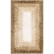 Mohawk Home Gradient Bath 2-1/4' x 3-3/4' Polyester Solid Indoor Rectangular Bathroom Rug Barley