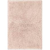 Mohawk Home Classic Cotton II Bath 1-3/4' x 2-3/4' Shag Cotton Solid Indoor Rectangular Bathroom Rug Blush