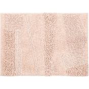 Mohawk Home Composition Bath 1-3/4' x 2-3/4' Cotton Solid Indoor Rectangular Bathroom Rug Blush