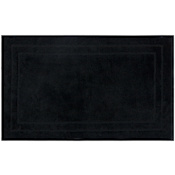 Mohawk Home Knitted Bath 1-3/4' x 2-3/4' Polyester Border Indoor Rectangular Bathroom Rug Diplomat Black