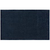 Mohawk Home Knitted Bath 2' x 3-1/4' Polyester Geometric Indoor Rectangular Bathroom Rug Sanctuary Indigo