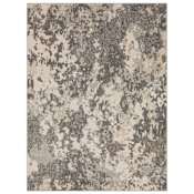 Mohawk Home Whimsy 7-3/4' x 10' Polypropylene Abstract Indoor Rectangular Area Rug Pershore Gray