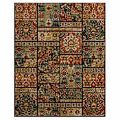 Mohawk Home Heirloom Abbotts Lake 3' x 5' Polyester Traditional Indoor Rectangular Area Rug Abbotts Lake Multi