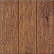 Mohawk Industries 5" Wide Engineered Hardwood Flooring - Handscraped Hickory Appearance- Sold by Carton (23 SF/Carton) Golden Hickory