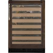 Monogram 24 Inch Wide 57 Bottle Capacity Free Standing Wine Cooler Panel Ready