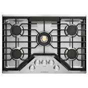 Monogram 30 Inch Wide 5 Burner Natural Gas Cooktop Stainless Steel