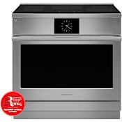 Monogram 36 Inch Wide 5.75 Cu. Ft. Slide In Induction Range with Air Fry and Chef Connect Stainless Steel