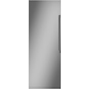 Monogram 30 Inch Wide 17.3 Cu. Ft. Capacity Left Handed Upright Freezer Custom Panel