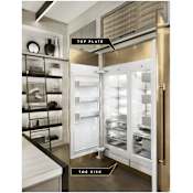 Monogram Designer 66 Inch Toe Kick for Refrigerator Brass