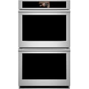 Monogram Statement 30 Inch Wide 10.0 Cu. Ft. Electric Double Oven Stainless Steel