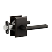 Montana Forge L7R2 Passage Leverset with Rectangular Rosette Tuscan Bronze