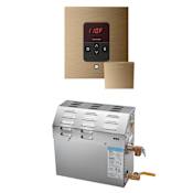 Mr Steam MS 6 kW (6000 W) Steam Shower Generator Package with Square iTempo Control Brushed Bronze