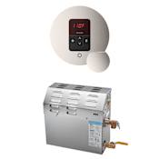 Mr Steam MS 7.5 kW (7500 W) Steam Shower Generator Package with Round iTempo Control Polished Nickel
