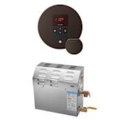 Mr Steam MS 7.5 kW (7500 W) Steam Shower Generator Package with Round iTempo Control Oil-Rubbed Bronze