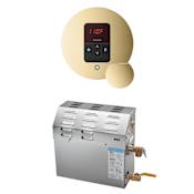 Mr Steam MS 7.5 kW (7500 W) Steam Shower Generator Package with Round iTempo Control Polished Brass