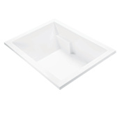 MTI Baths Andrea 9 67" Drop In DoloMatte Elite Air / Whirlpool Tub with Left or Right Drain Matte White