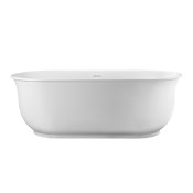 MTI Baths Acquabella 58" x 31" x 23" Soaker Tub White