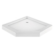 MTI Baths 36" x 36" Shower Base with Single Threshold and Center Drain Biscuit