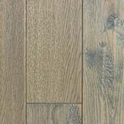 Mullican Chatelaine 5" Wide Handscraped Solid Oak Hardwood Flooring with Low Gloss - Sold by Carton (20 SF/Carton) Weathered Stone