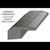 Mullican Tennessee Artisan 78" x 5" Nail Down Hardwood Flooring End Cap/Threshold Whispering Buff