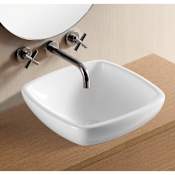 Nameeks Caracalla 17-11/12" Vessel Bathroom Sink White